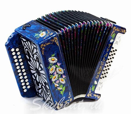 Тульская 301м Тульская гармонь 301м с 2мя ремнями и чехлом